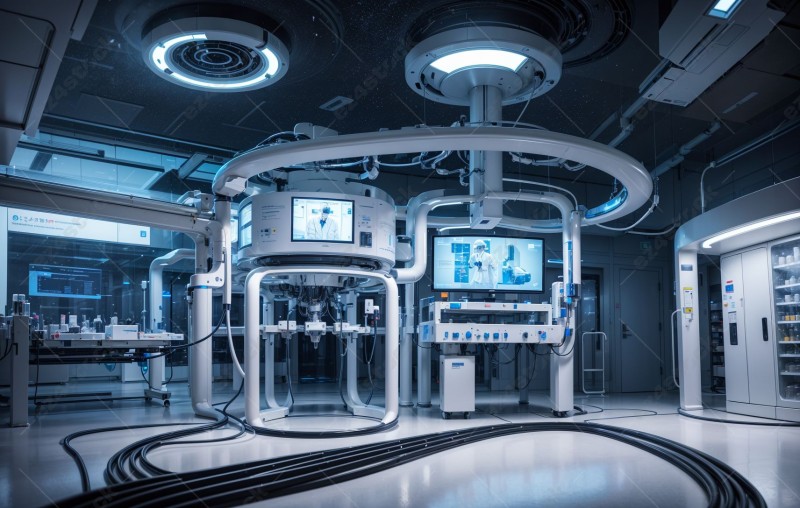 Futuristic medical lab 3